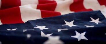 American Flag with folds