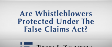 Are whistleblowers protected under false claims act