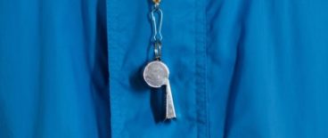 whistle on blue whistleblower