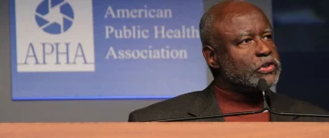 Bill Jenkins delivers a keynote address during the opening session of the 2010 APHA annual meeting. COURTESY OF EZ EVENT PHOTOGRAPHY | The Scientist