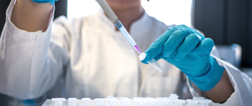 a woman working in a lab