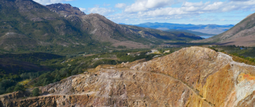 landscape view of mountains