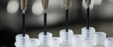 close up of lab equipment