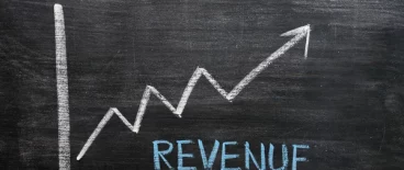 Chart of revenue progress