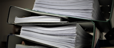 stack files filled with documents