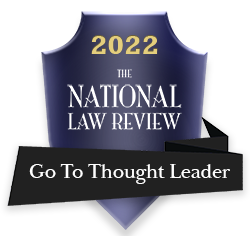 Go-To Thought Leader for Qui Tam Lawsuits in 2022 Badge