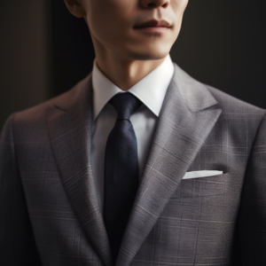 close up of a man in a suit