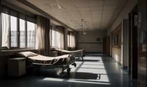 empty hospital beds