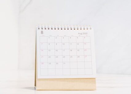 a calendar