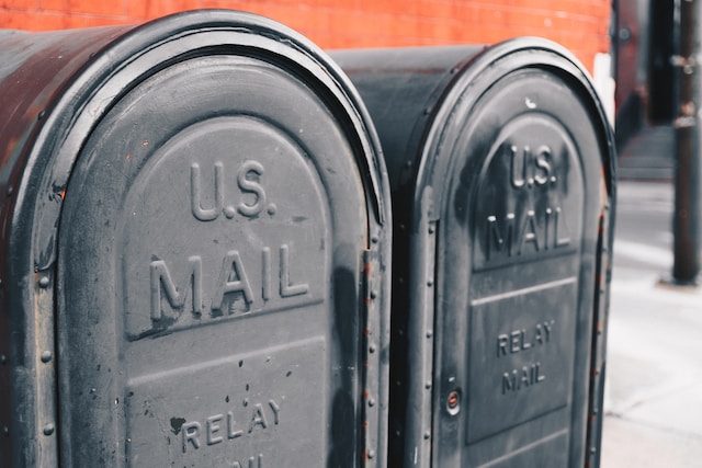 two mailboxes