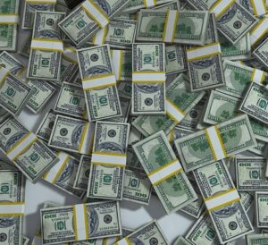 cash spread out