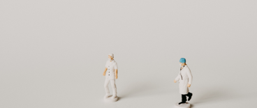 figurines of medical workers