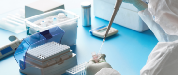 a scientist working in a lab