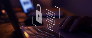 person trying to log into an account